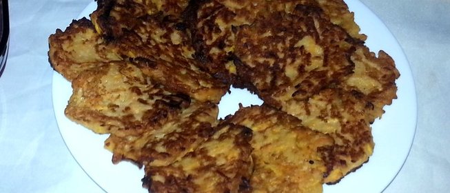 Морковно-яблочные оладьи