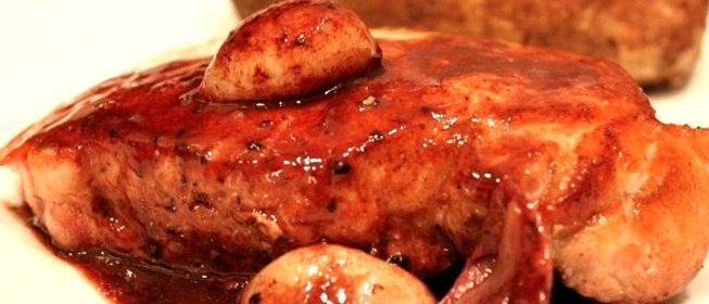 Свинина в вине