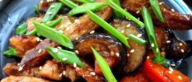 Свинина по-китайски с овощами