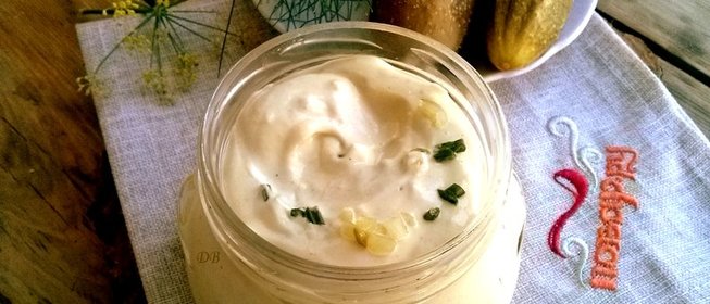 Соус Тартар с солеными огурцами
