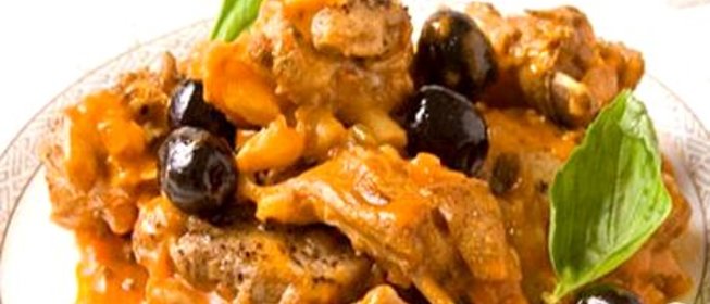 Рагу из баранины по-гречески