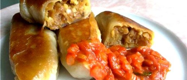 Вареники-Крученики постные