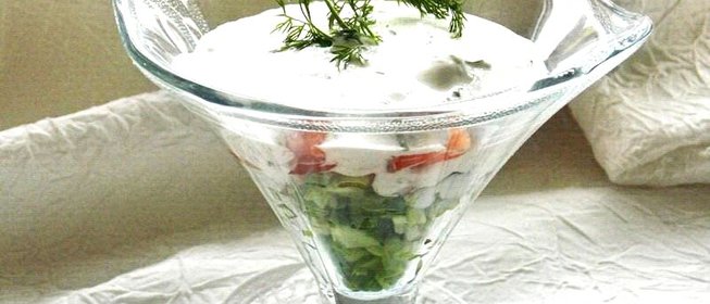 Семга под снегом