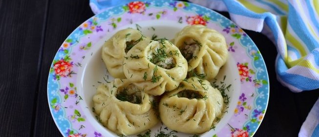 Манты на сыворотке.