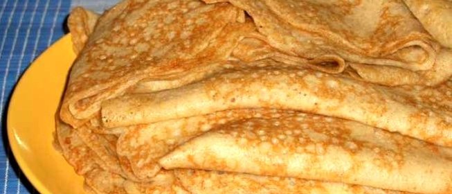 Блины дрожжевые ржаные