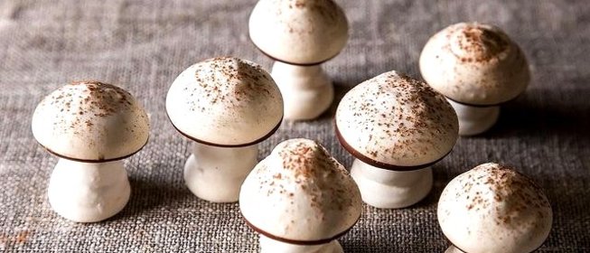 Печенье в виде грибочков