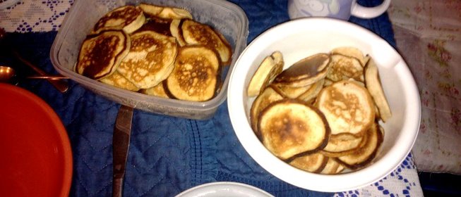 Оладьи на ряженке