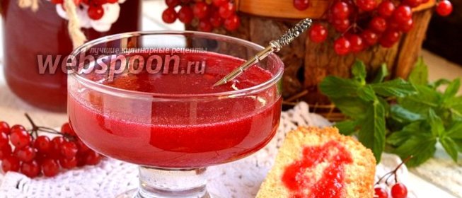 Джем из калины на зиму