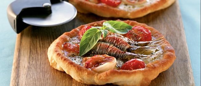 Пицца фритта наполитана с креветками