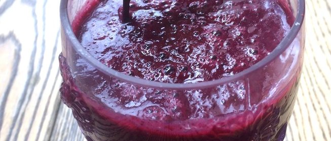 Смузи из ананаса и черной смородины