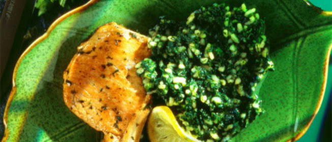 Шпинат с рисом по-гречески