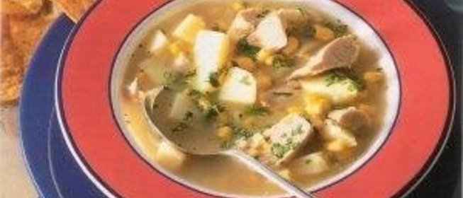 Суп из курицы по-римски