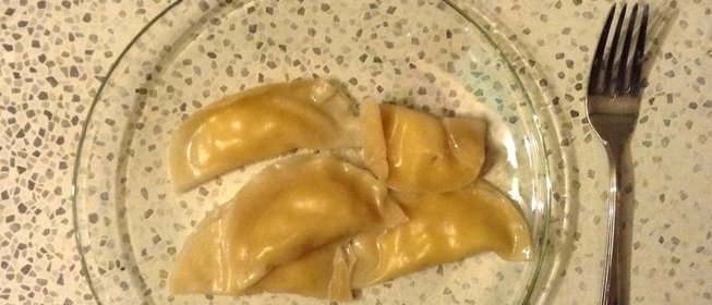 Вареники с бананами