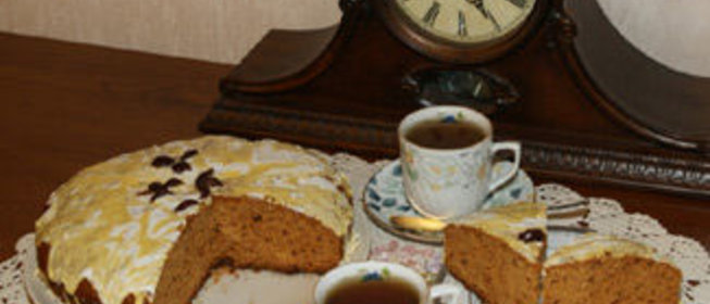 Запеканка из риса с яблоком