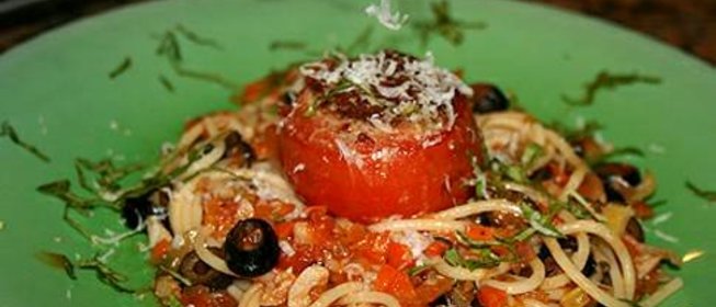 Фаршированные помидоры с индейкой