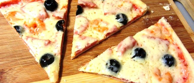 Тонкое хрустящее тесто для пиццы