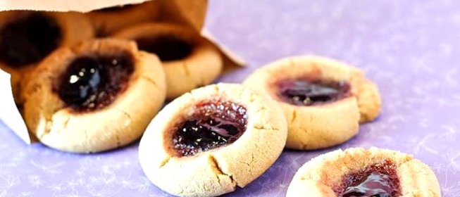 Мини-печенье с джемом