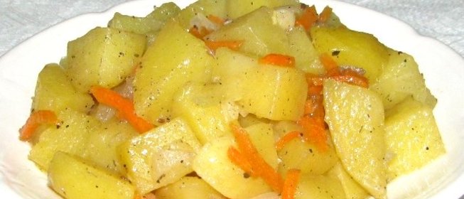 Картошка с морковью