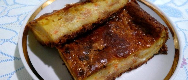 Творожная запеканка с ароматом апельсина