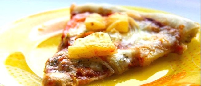 Пицца экзотическая по-гавайски