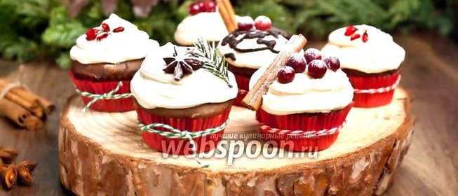 Новогодние маффины