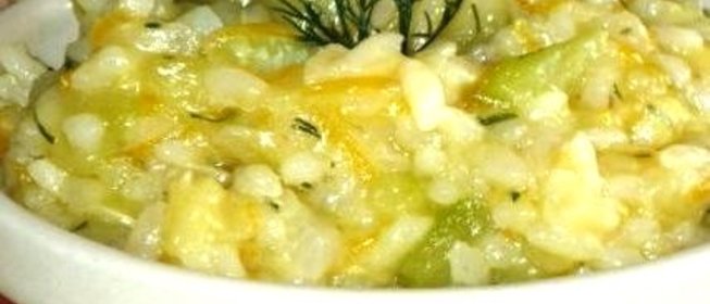 Рагу из кабачков с рисом