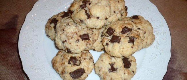 Постное печенье с шоколадом