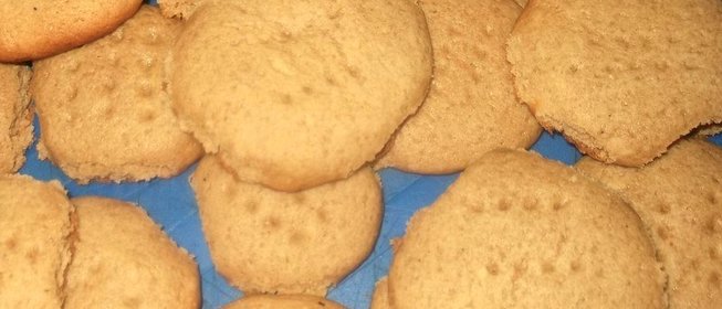 Печенье с клубникой