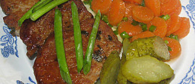 Свинина в огуречном маринаде