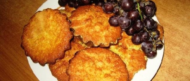 Виноградные кексы с десертным вином