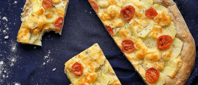 Картофельная пицца