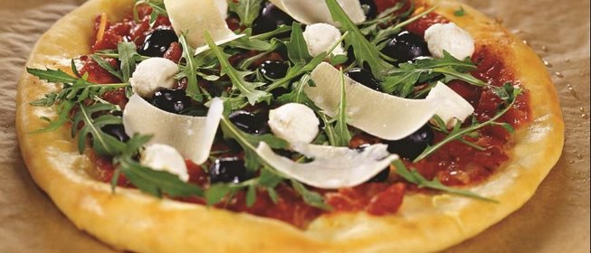 Пицца с рукколой