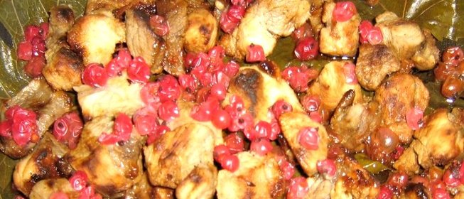 Свинина со смородиной