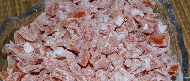 Цукаты из моркови