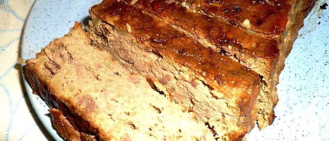 Запеканка из печени и картофеля