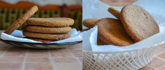 Овсяное печенье из цельнозерновой муки