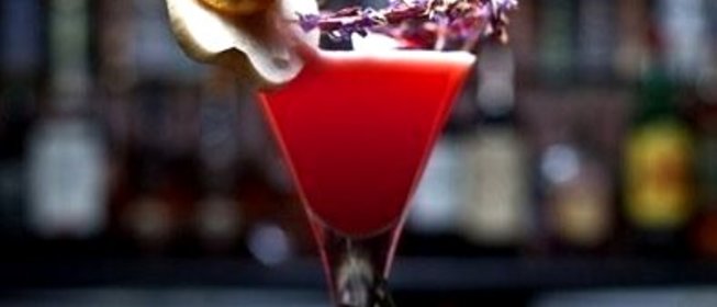 Малиновый коктейль с базиликом