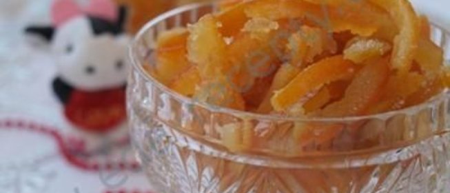 Цукаты из мандарин (мандариновой кожуры)