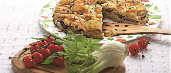 Картофель Анна со свининой