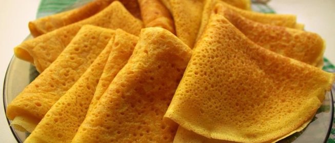 Тыквенно - лимонные блины с кардамоном