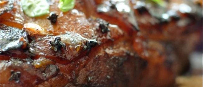 Карамелизованная свинина в пиве