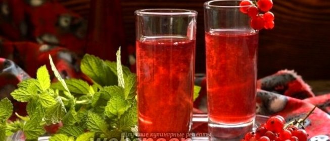 Настойка на красной смородине