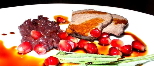 Говядина с гранатом