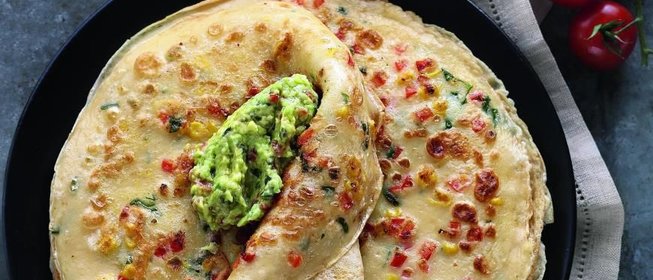 Блины в мексиканском стиле