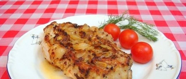 Свинина в луково-лимонном маринаде