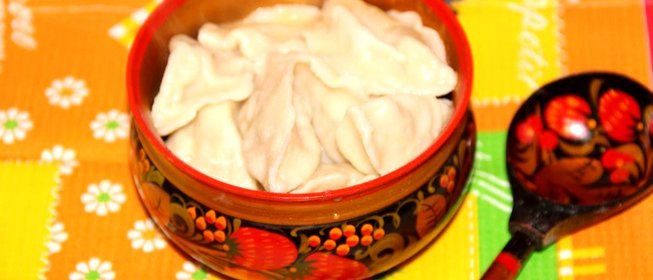 Вареники с сырой картошкой