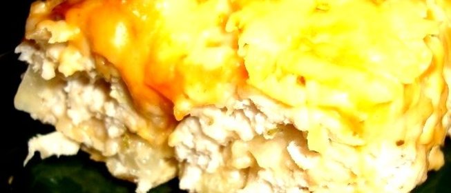 Вафельные коржи с фаршем