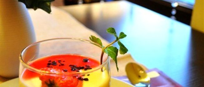 Панна-котта с прослойкой варенья