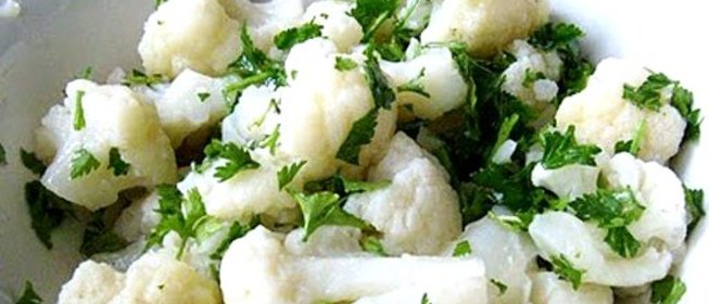 Цветная капуста отварная