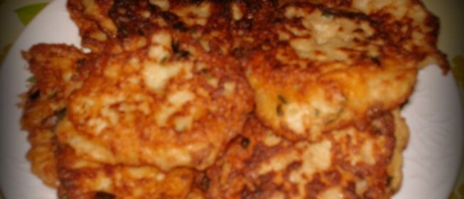 Оладьи с фаршем